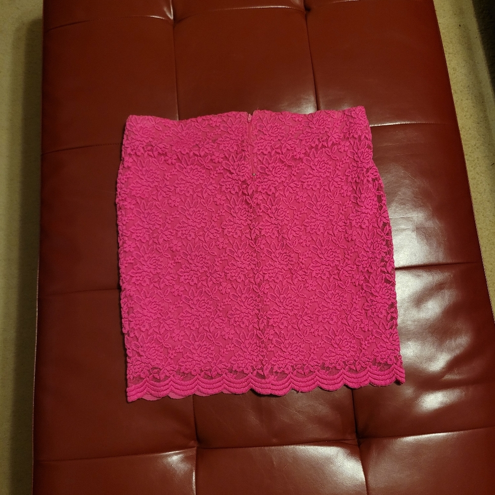 Pink skirt